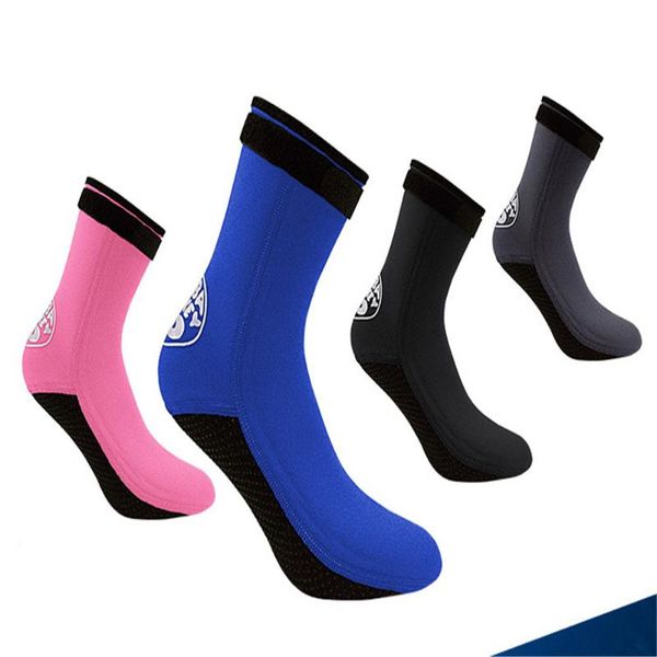 Calcetines de hombre de neopreno de 3 mm para buceo, botas de agua antideslizantes para la playa, zapatos de neopreno, calentamiento, esnórquel, surf para adultos