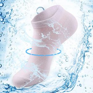 Chaussettes pour hommes 5 paires/lot bateau été couleur unie mince hommes faible aide déodorant Invisible Chaussette Homme Socken