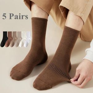 Chaussettes masculines 5 paires hommes à tube élevé