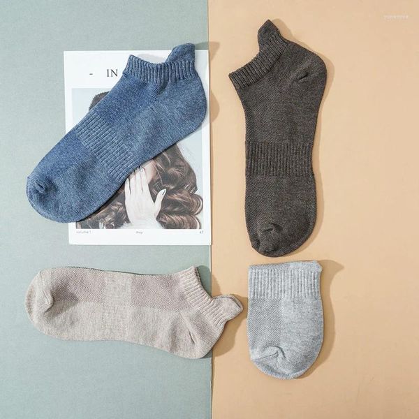 Chaussettes pour hommes 5 pièces/lot printemps automne oreille levage grande taille résistant à l'usure confortable respirant sport Style mâle cheville