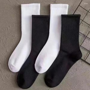 Chaussettes pour hommes 5 paires printemps été en gros blanc noir jetable équipage sport athlétique