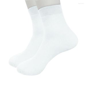 Mannen Sokken 8 Paar Effen Zwart Wit Mannen Katoen Dikke Warme Herfst Winter Mid Calf Compressie Hardlopen Met tenen Sox