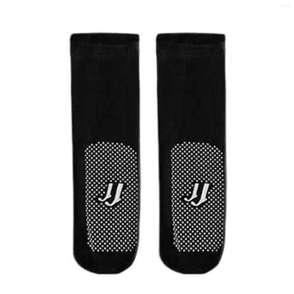 Chaussettes pour hommes une paire de couleurs identiques cristal ultra-mince sans trace collé fond de Massage antidérapant chausson court pour les femmes larges