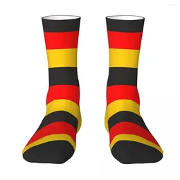 Chaussettes pour hommes toutes saisons, bas d'équipage, drapeau de l'allemagne, Harajuku, mode Hip Hop, accessoires longs pour hommes et femmes, cadeaux