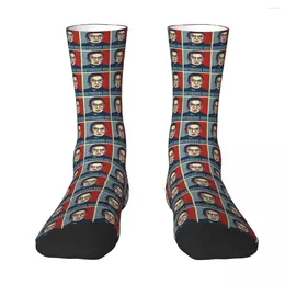 Chaussettes pour hommes toutes saisons, bas d'équipage notoire RBG Ruth Bader Ginsburg Harajuku, accessoires longs pour hommes et femmes, cadeaux