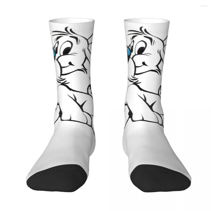 Men's Socks Asterix And Obelix Dogmatix Ideafix Dog Super Soft Stockings Long Accessories For Unisex Christmas Gifts