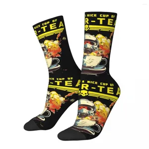 Chaussettes masculines automne hiver cool femmes hommes libér - Helldivers II jeux vidéo Sweat absorbant le skateboard