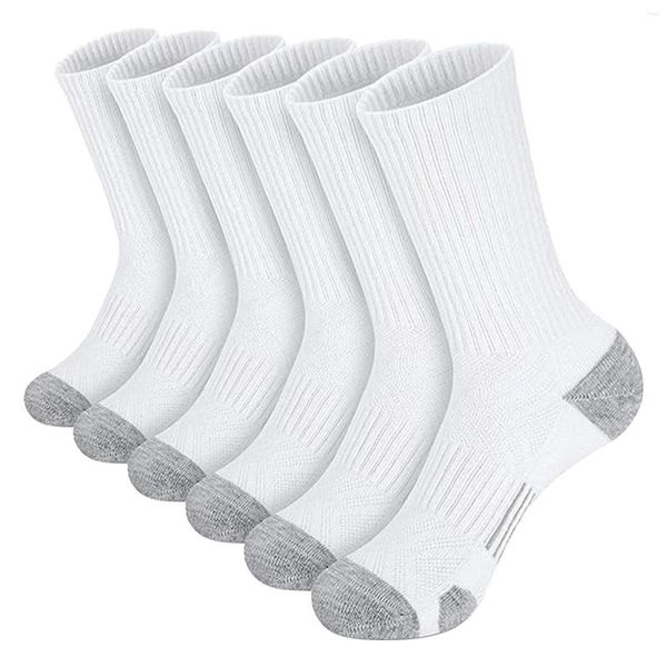 Chaussettes pour hommes Basketball Couleur unie Épais pour femmes Amorti No Show Ski Compression pour femmes