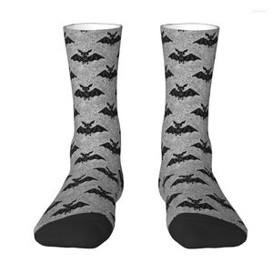 Calcetines de hombre Murciélagos Halloween Gótico Oculto Bruja Crew Unisex Novedad Primavera Verano Otoño Invierno Vestido