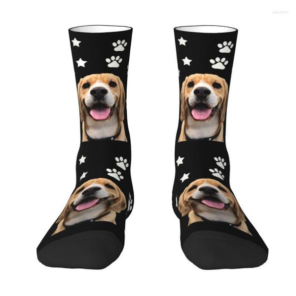 Chaussettes pour hommes Beagle Dog Mens Crew Unisex Cute Lover Pet Printemps Été Automne Hiver Robe