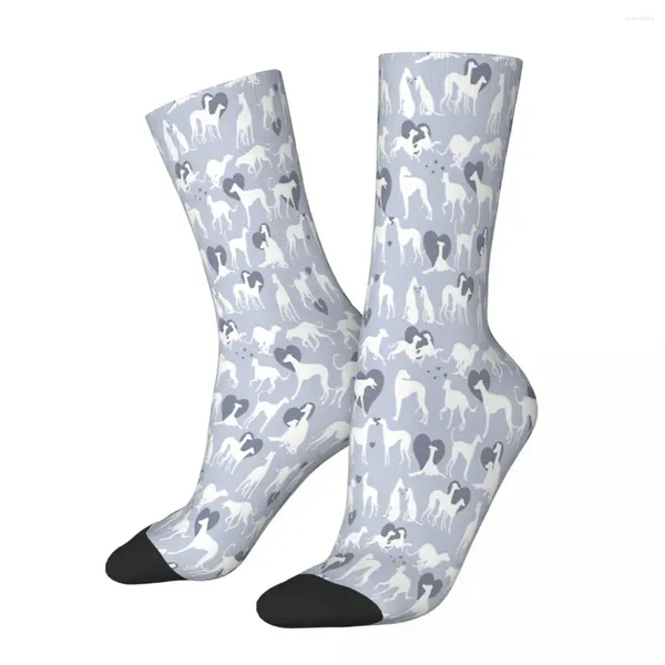 Chaussettes pour hommes Blue Dream Geryhound Greyhounds Dog Mâle Hommes Femmes Bas d'hiver Polyester