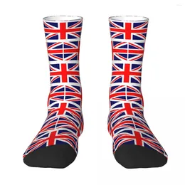 Chaussettes pour hommes British War Union Drapeau national Mâle Hommes Femmes Automne Bas Hip Hop