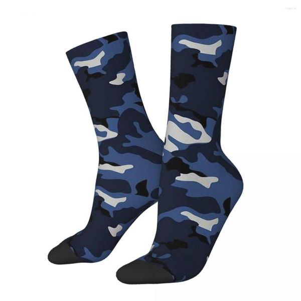 Calcetines de hombre Camuflaje Alfombras para exteriores Esteras Retro Vintage Estilo clásico Unisex Gorro Invierno Cálido Happy Street Crazy