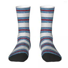 Chaussettes pour hommes, course de voiture, rayures Martini, coupe-vent, nouveauté printemps été automne hiver, cadeau