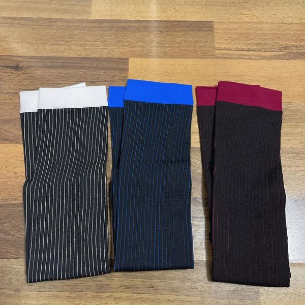 Chaussettes pour hommes CLEVER-MENMODE 3 paires de bas sexy ultra-minces pour hommes Sheer Hight Tube Transparent Genou Longueur Érotique Longue Formelle