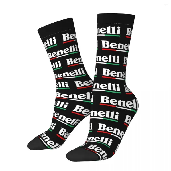 Chaussettes masculines club de moto coloré Beellis Basketball Polyester Long pour unisexe respirant