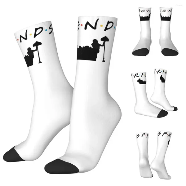 Chaussettes pour hommes colorés de paires d'amis télévisés Cozy Unisexe Hip Hop Happy 3D Printing Street Style Crazy Sock