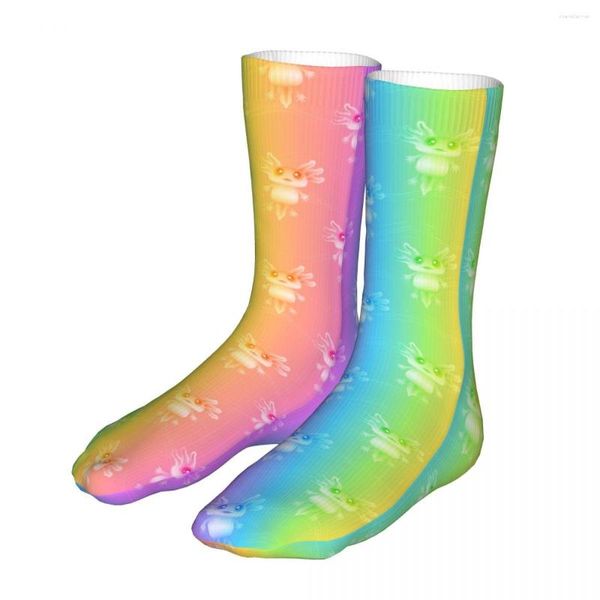 Chaussettes pour hommes Compression Axolotl Sea Animal Femmes 2023 Hommes Colorés Cyclisme