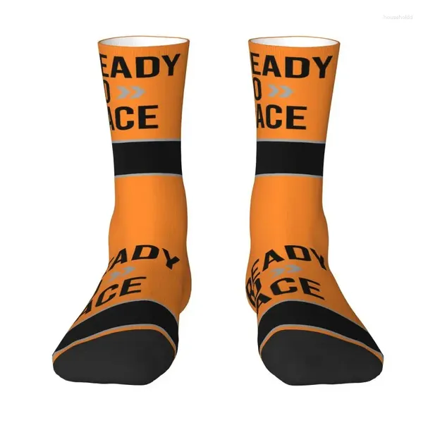 Calcetines para hombre Cool Ready To Run Enduro Cross Motocross Bitumen Bike Mujeres Hombres Cálido 3D Impreso Fútbol Deportes