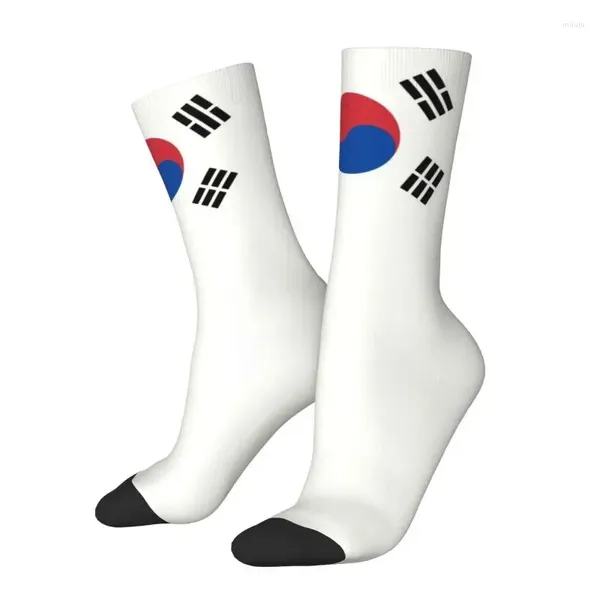 Chaussettes masculines cool corée du Sud Flag des femmes hommes chauds 3D Sports coréens imprimés