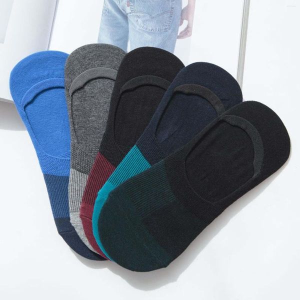 Chaussettes pour hommes Coton No Show Liner Anti-slid Invisible Low-Cut Holiday Gift For Men Boys D88