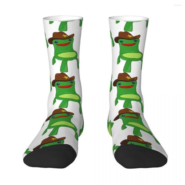 Calcetines de hombre vaquero Froggy silla Animal Crossing Unisex Primavera Verano Otoño Invierno baloncesto Happy Street estilo calcetín loco