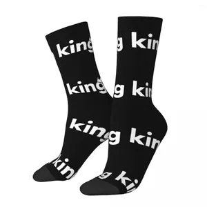 Herensokken Crazy Compression Gulag King Warzone Classic Sock for Men Vintage Cod Black Ops Cold War Quality Pattern Crew Casual Gift