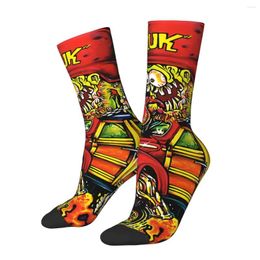 Chaussettes pour hommes Crazy Sock pour hommes Ed Drawer Roth Tales of the Rat Fink Film de dessin animé Happy Quality Motif imprimé Boys Crew Cadeau sans couture