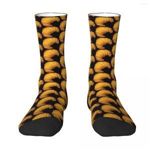 Calcetines de hombre Croissant Harajuku medias supersuaves accesorios largos para toda la temporada para regalos de Navidad de hombre y mujer