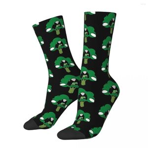 Chaussettes masculines crzy broccoli harajuku bassins de haute qualité All Season Long Accessoires pour les cadeaux de Noël de l'homme