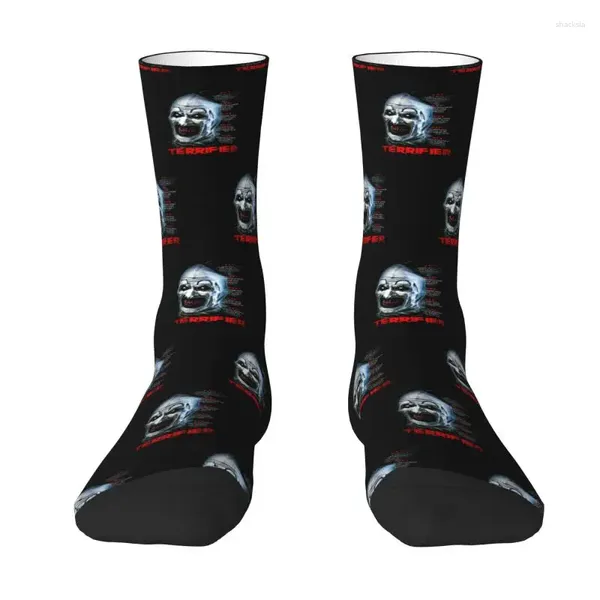 Calcetines para hombre Lindo Halloween Película de terror Terrorificador Mujeres Hombres Cálido 3D Impreso Deportes Baloncesto