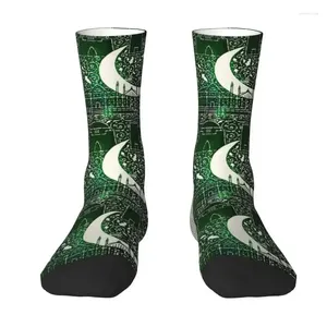 Chaussettes pour hommes Mignon Pakistan Drapeau Femmes Hommes Chaud 3D Imprimé Basketball Sports Crew