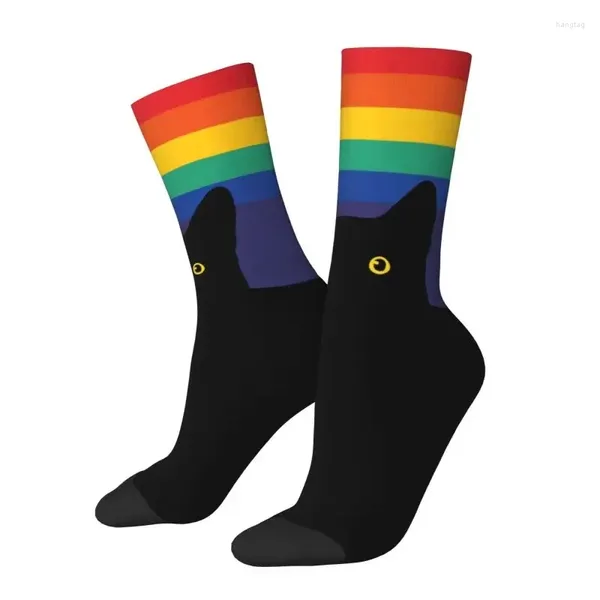 Chaussettes masculines mignonnes piant en cercle femmes hommes hommes 3D imprimement gays sports