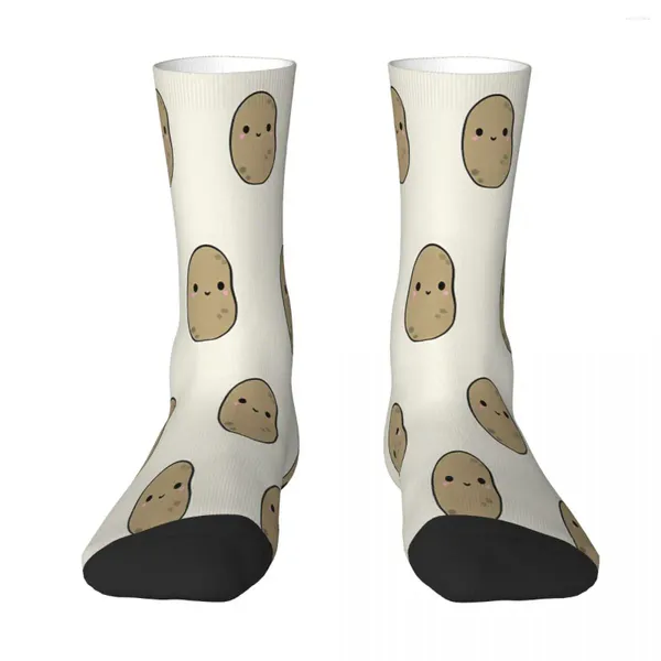 Calcetines de hombre Lindo Patatas Calcetín Hombres Mujeres Medias de poliéster Personalizable Sweetshirt