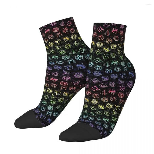 Chaussettes masculines d20 motif de dés.