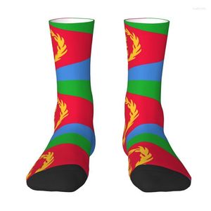 Chaussettes pour hommes drapeau érythréen hommes femmes équipage unisexe mode printemps été automne hiver robe