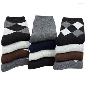 Chaussettes masculines 37-44 hommes Hiver épaississent chauds mâles mâles.