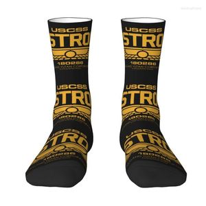 Heren Socks Fashion Mens Weyland Yutani Corp Retro -film Aliens Nostromo Dress unisex Breathbale Warm 3D -printploeg