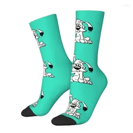 Men's Socks Fashion Printed Manga Asterix And Obelix Dogmatix Stretchy Summer Cute Dog Crew Novelty Crazy For Men Women