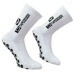 Chaussettes pour hommes mode sport respirant coloré anti-dérapant Football athlétique Logo personnalisé poignée de Football