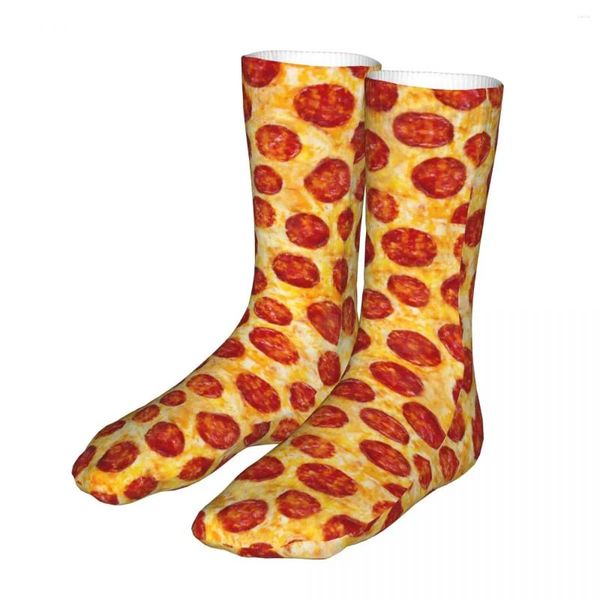 Calcetines de hombre Mujer Deporte Pepperoni Pizza Fiesta Comida Algodón Mujer Calcetín