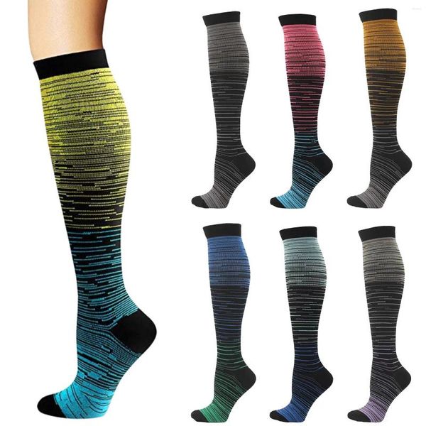 Chaussettes pour hommes cinq pièces Compression progressive Sports Nylon et anti-transpiration Séchage rapide Filles Taille 1 Femme Petite