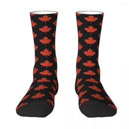 Chaussettes pour hommes drapeau du Canada adulte unisexe hommes femmes