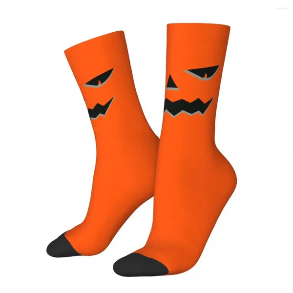 Calcetines divertidos para hombre, calcetín loco para hombre, calabaza enojada, Hip Hop, Harajuku, estampado de calidad feliz, regalo novedoso para niños