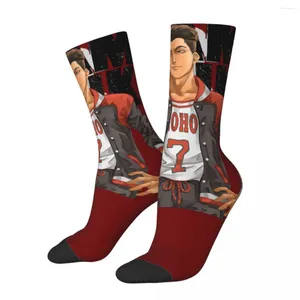 Heren sokken grappig gekke sok voor mannen miyagi basketbal hiphop harajuku slamdunk happy quality patroon geprinte jongens crew nieuwheid cadeau