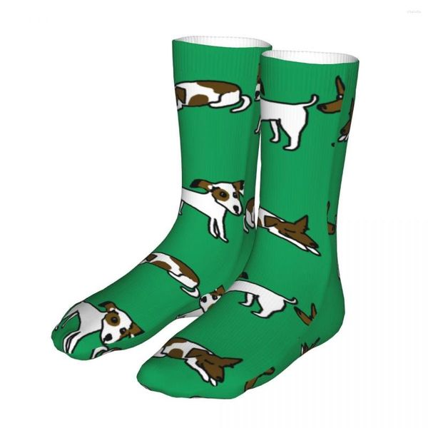 Calcetines Hombre Funny Green Jack Russell Terrier Mujer 2023 Hombre Bicicleta