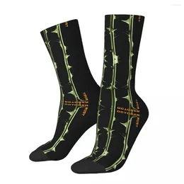 Chaussettes masculines drôles heureux octobre Rust rétro harajuku