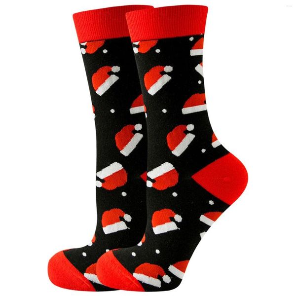 Calcetines de hombre Liguero Nylons 10 pares Unisex Chiristmas Warm Soft Print Sport Medium para mujeres niñas muslo alto