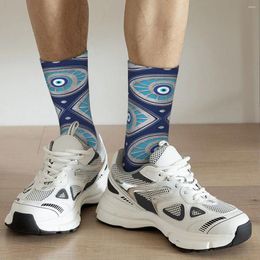 Chaussettes pour hommes grec Mati Mataki - Matiasma motif mauvais œil adulte unisexe hommes femmes