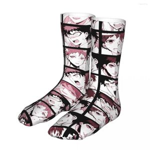 Chaussettes homme Hajime Manga femme Polyester drôle Happy Danganronpa Anime fou printemps été automne hiver bas cadeaux